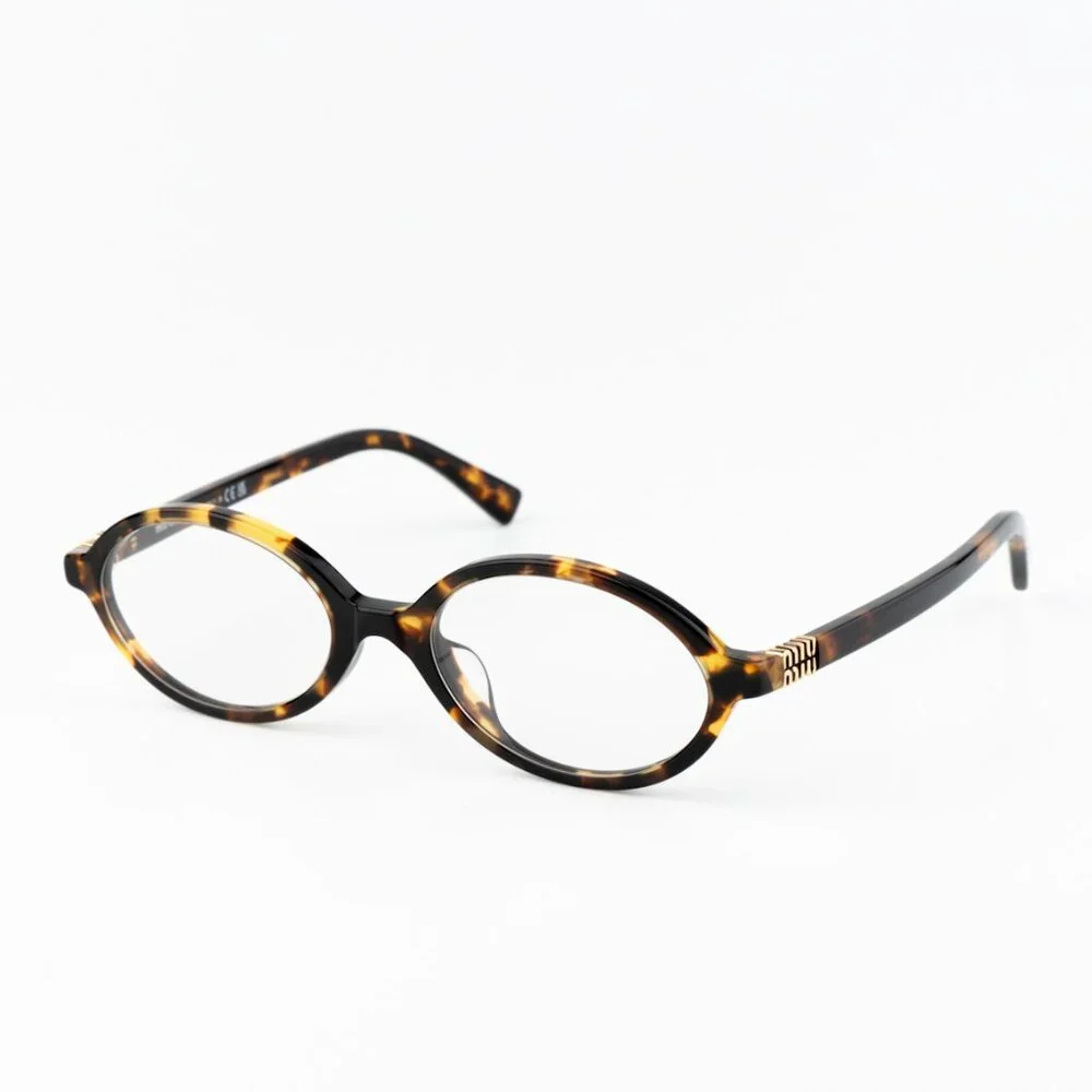 NEW Miu Miu MU04ZSF VAU08N REGARD Honey Havana Clear Unisex Sunglasses 0MU 04ZSF - Picture 5 of 11